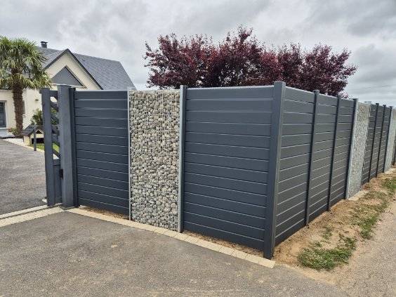 Installation de clôture près de Barentin